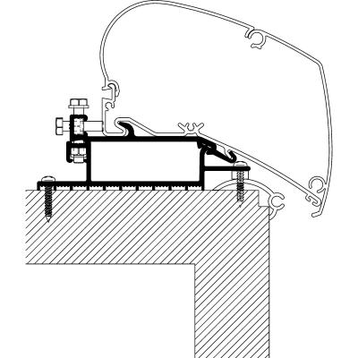 Product image of the product “Rooftop-Adapter für TO Serie 6 und 9 ”